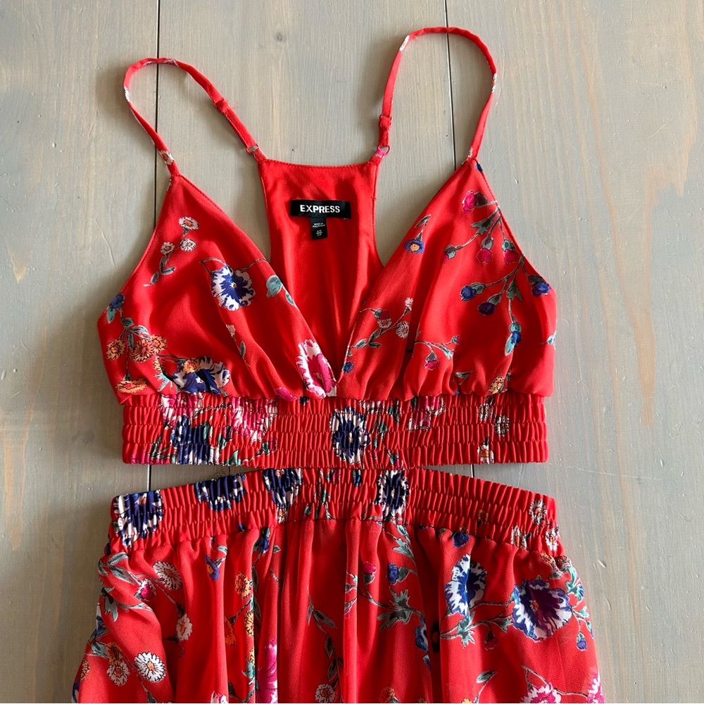 Express cut out maxi dress